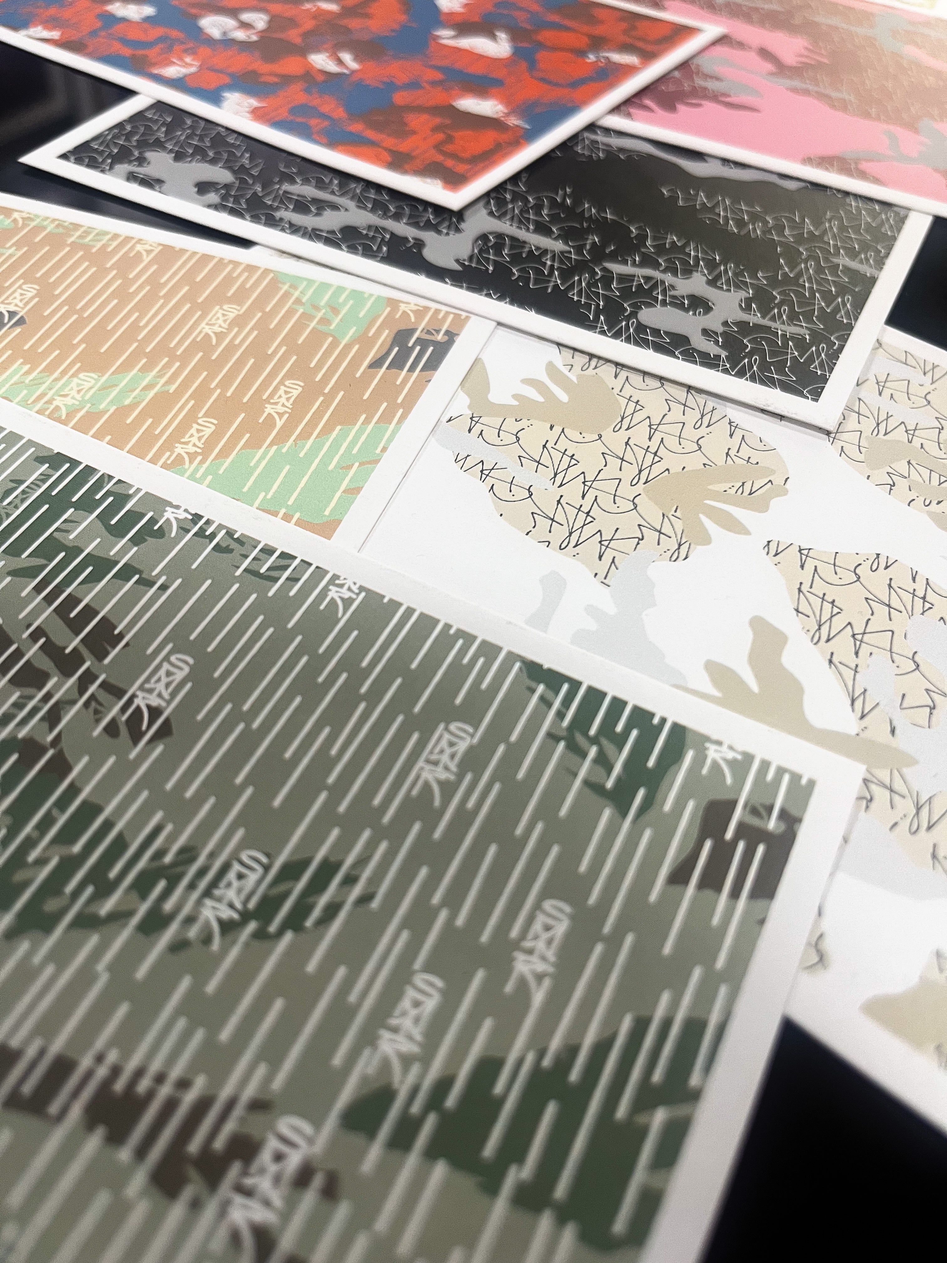 Camo Series Postcards