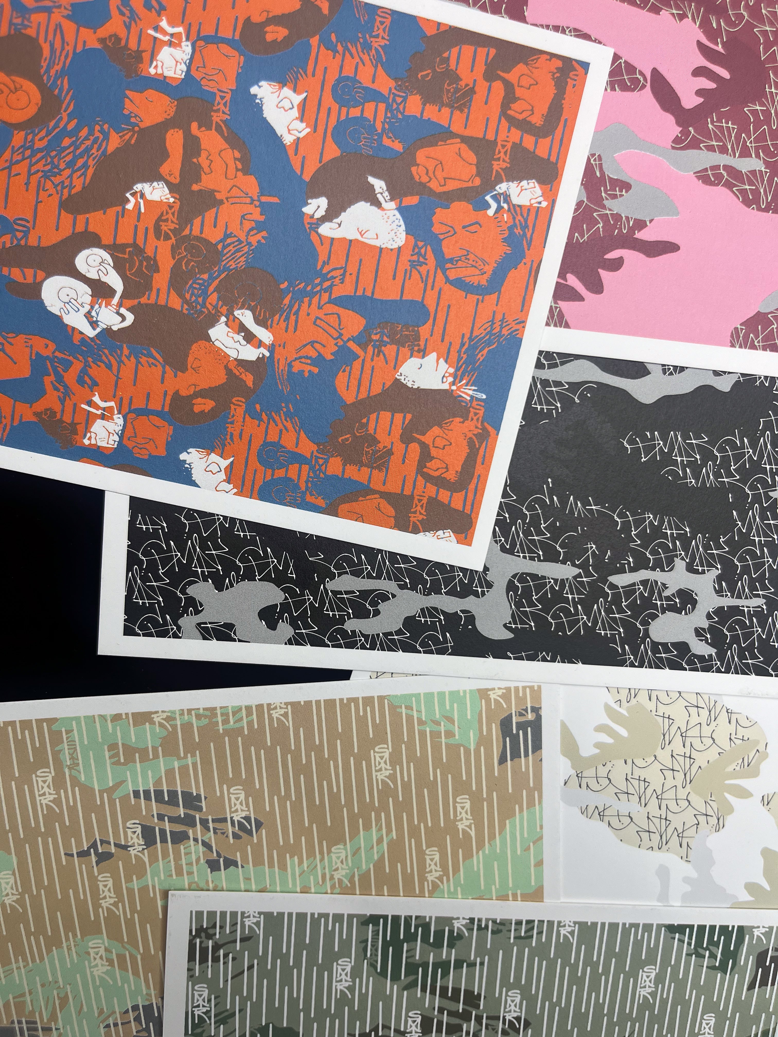 Camo Series Postcards